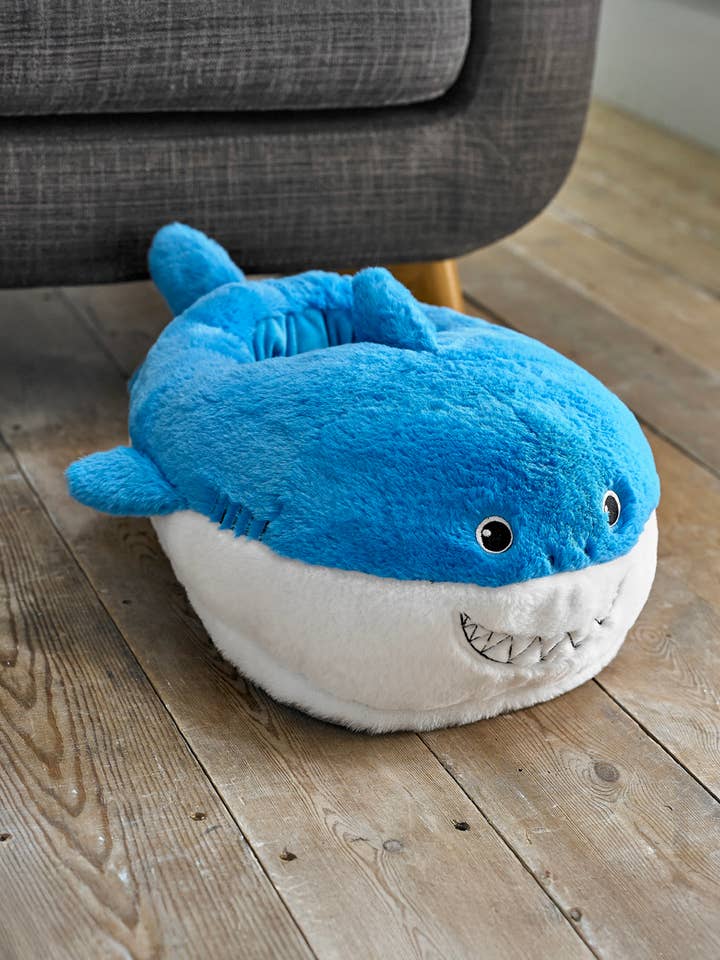 Zapatilla Calentadora de Pie Grande Supersuave Acogedora y Cálida Tiburón para venta al por mayor de Cozy Time Ltd