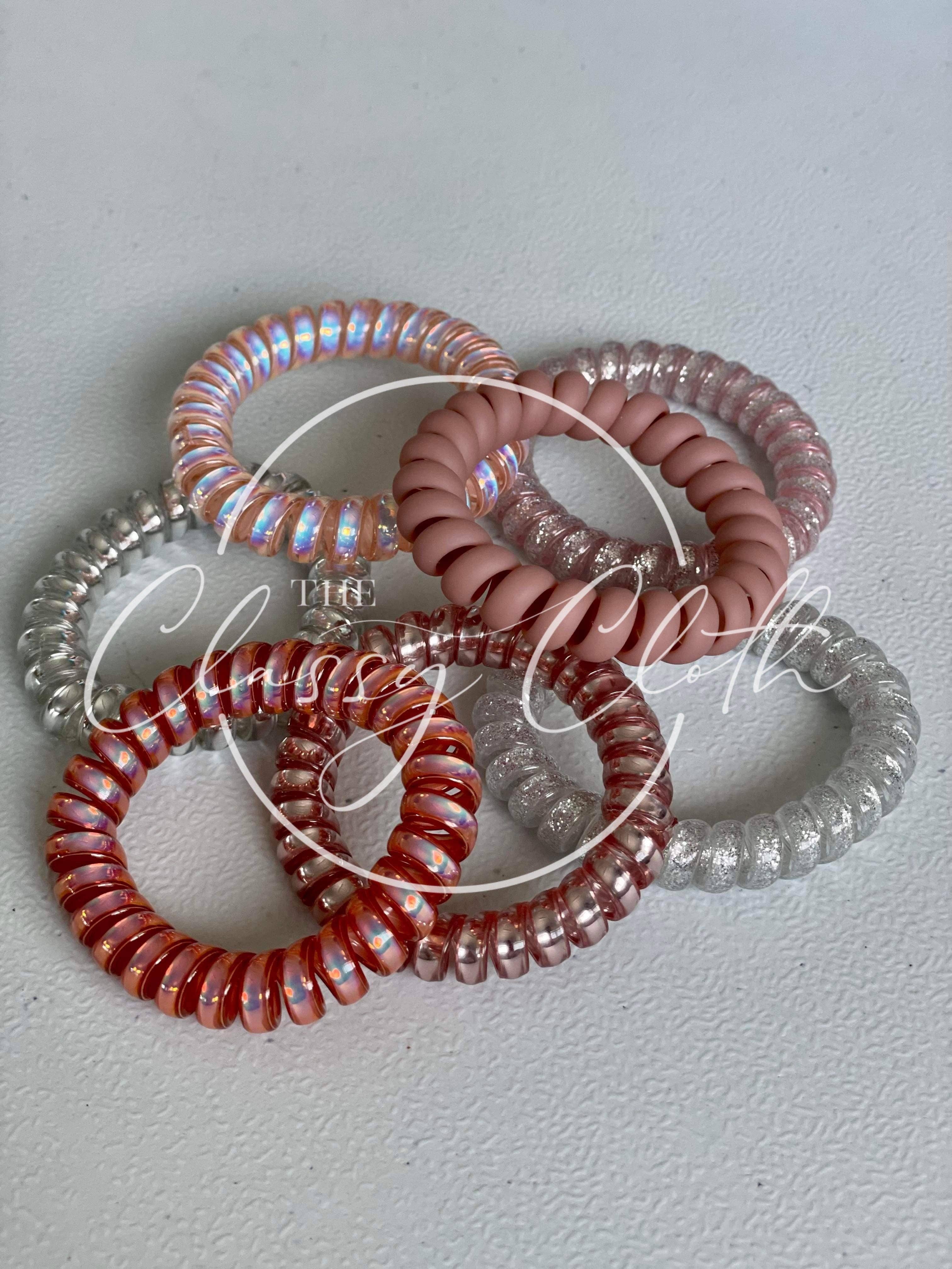 The Classy Cloth WS - Wholesale Hair Tie - Hair Coil 'Thank You!' 25 pack - RTS10