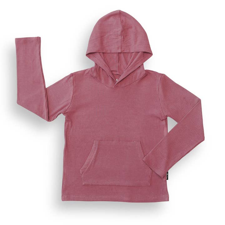 millie + roo LLC - Wholesale Hoodie - Kids - LONG SLEEVE HOODIE- Mauve