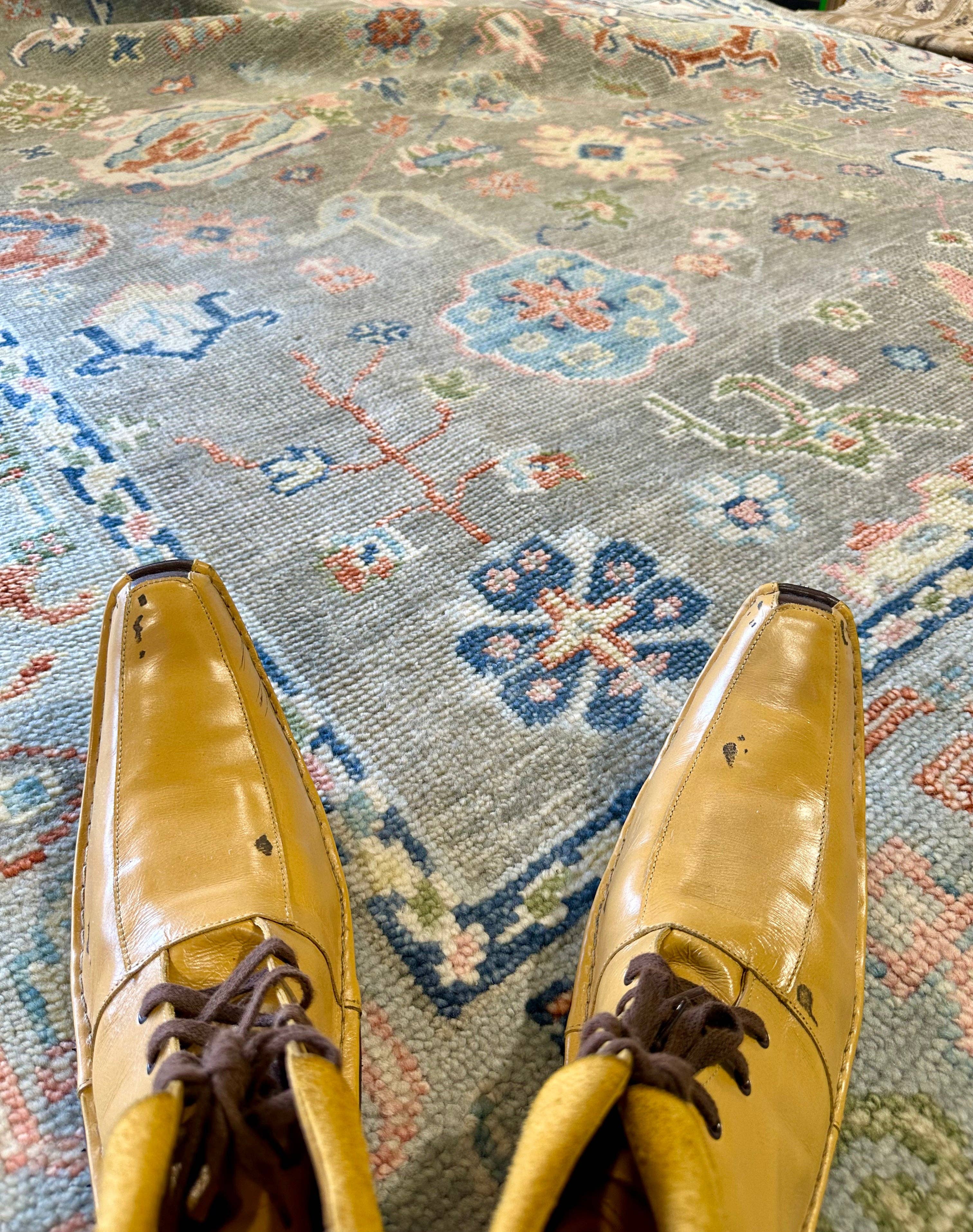 Banana Manor Rug Co. - Wholesale Area Rug - Bianca  8x10 Grey Hand-Knotted Oushak Rug2