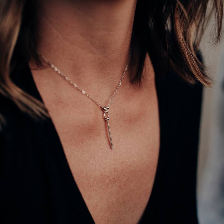 sable jewelry - Wholesale Pendant/Charm Necklace - Annulet Drop Necklace