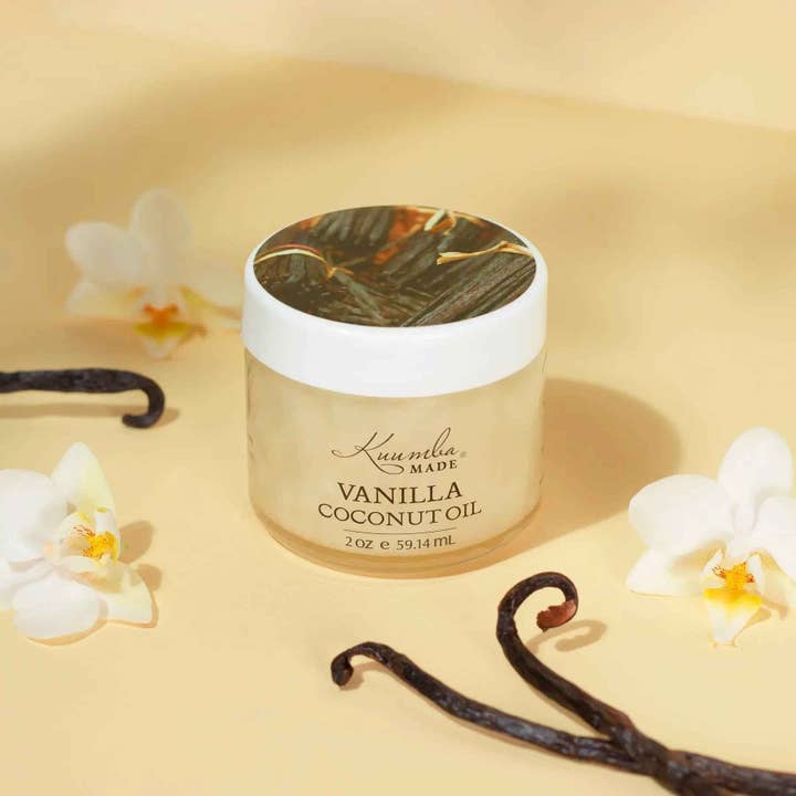 Kuumba Made - Vente Huile pour le bain/corps - Huile de noix de coco vanille3