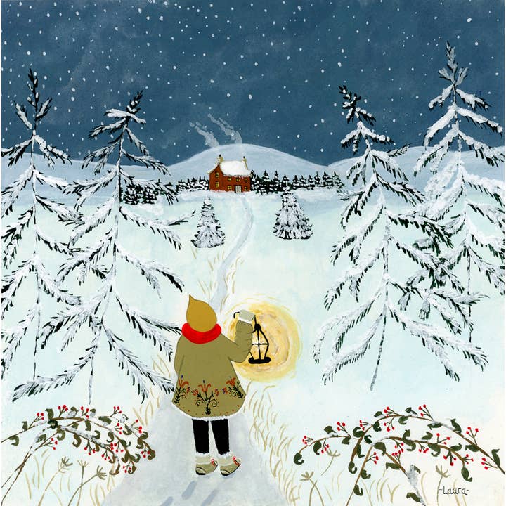 Chimney Smoke Art - Wholesale Art Print - Lantern Walk