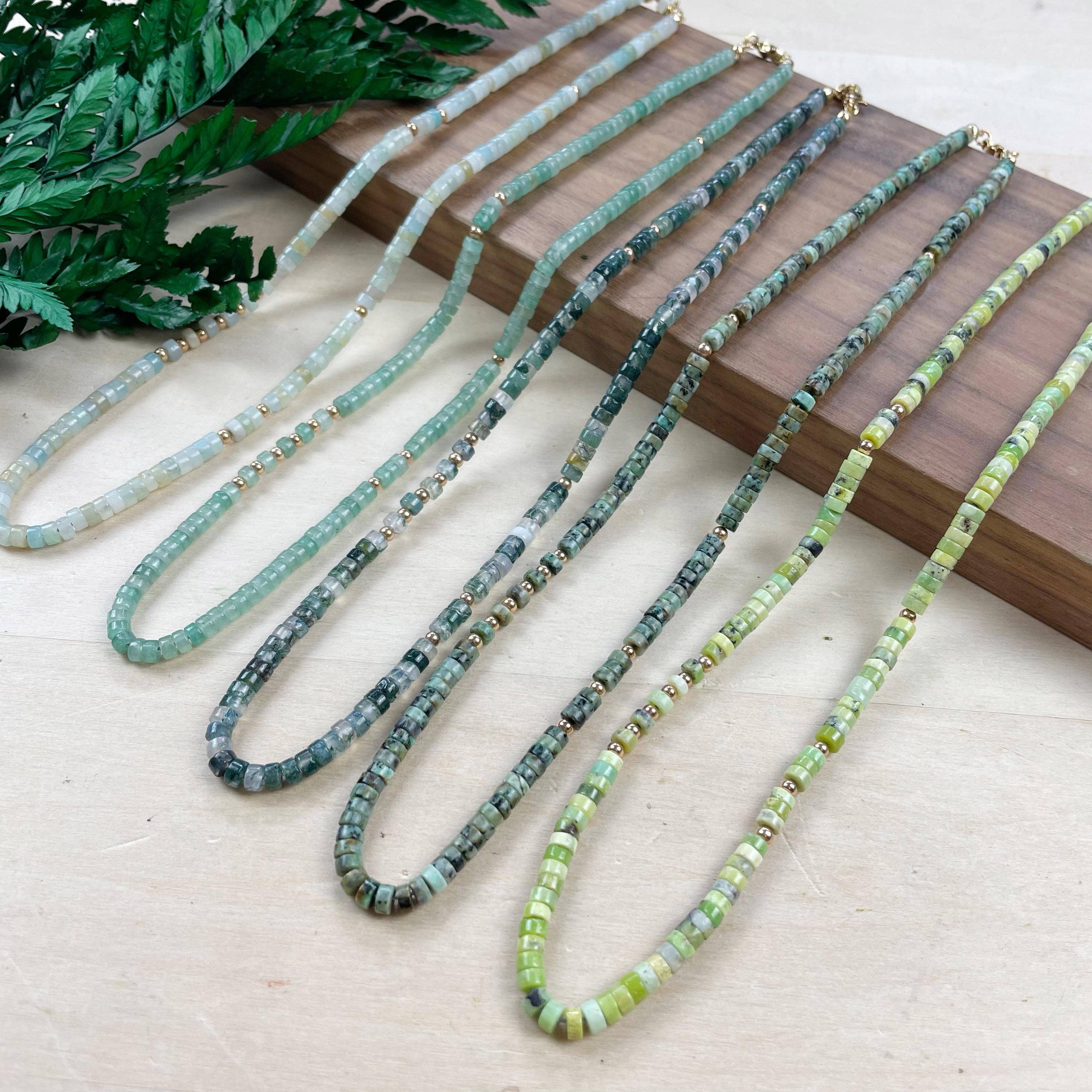 Ewelina Pas Jewelry - Wholesale Kralen/parelketting - Litae/// Delicate edelsteen kralen ketting6