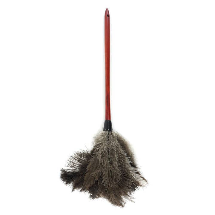 Fjäderdammsugare-trähandtag naturligt för wholesale av Zucker Feather Products