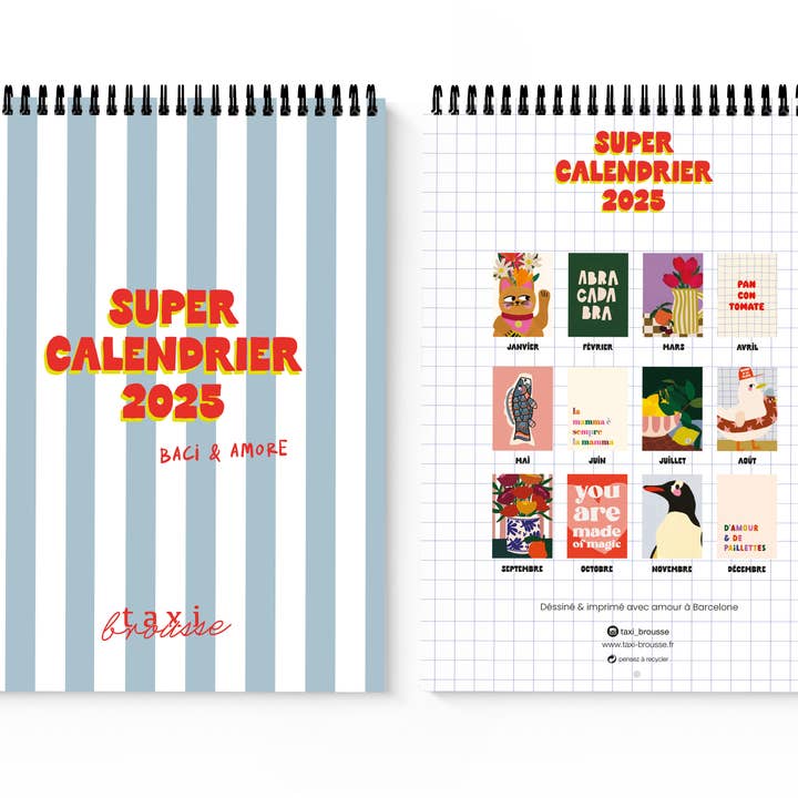 Taxi Brousse - Venta al por mayor Calendario - SUPERCALENDARIO 2025 - A4