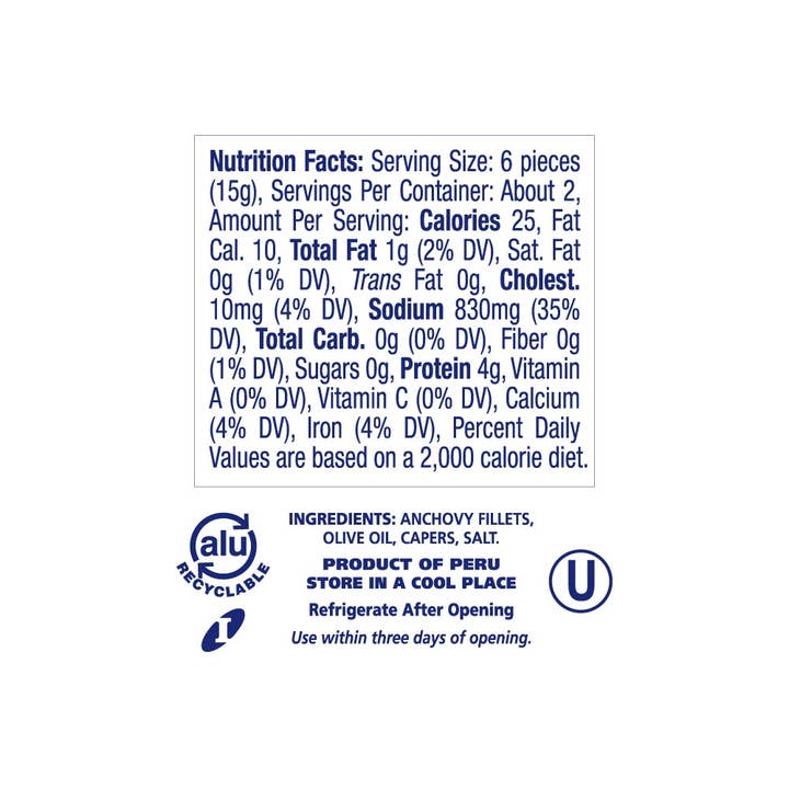 Delallo - Wholesale Tinned Fish - Anchovies With Capers (Can)1