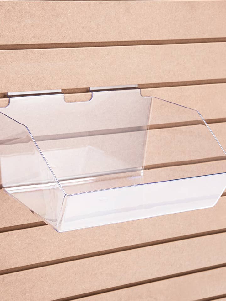12"W X 5½"D X 9½"H Clear Plastic Dump Bin for wholesale by Store Supply Warehouse