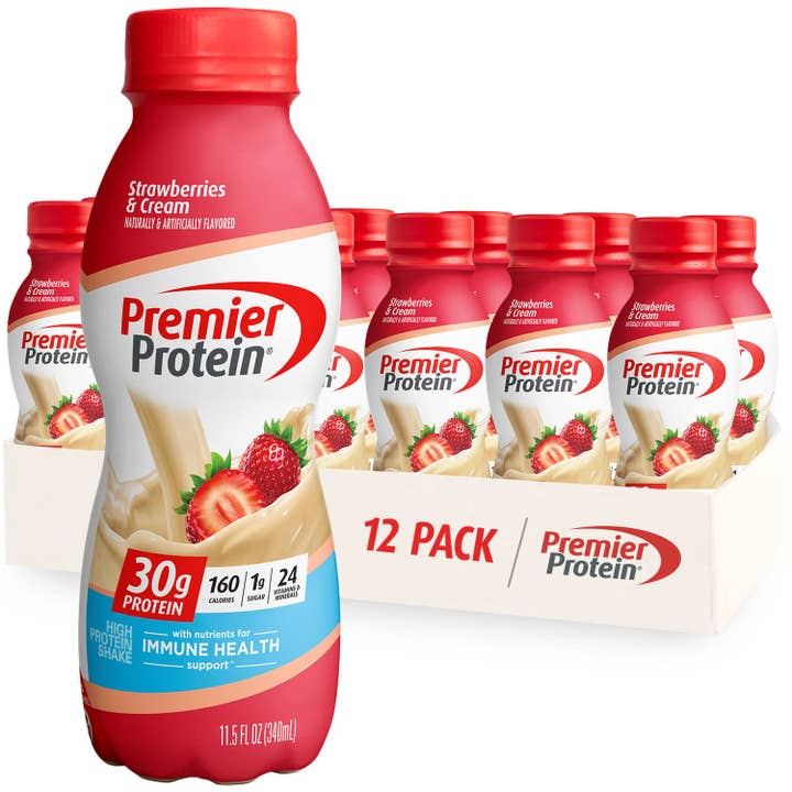 L&F Universal Goods - Wholesale Protein/Superfood Powder - PREMIER PROTEIN SHAKE-30G PROTEIN- 12/11.5OZ STRAWBERRY CRM