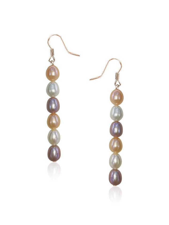 SOCIETY ISLANDS Waterfall Statement Earrings for wholesale by Avani Jewelry