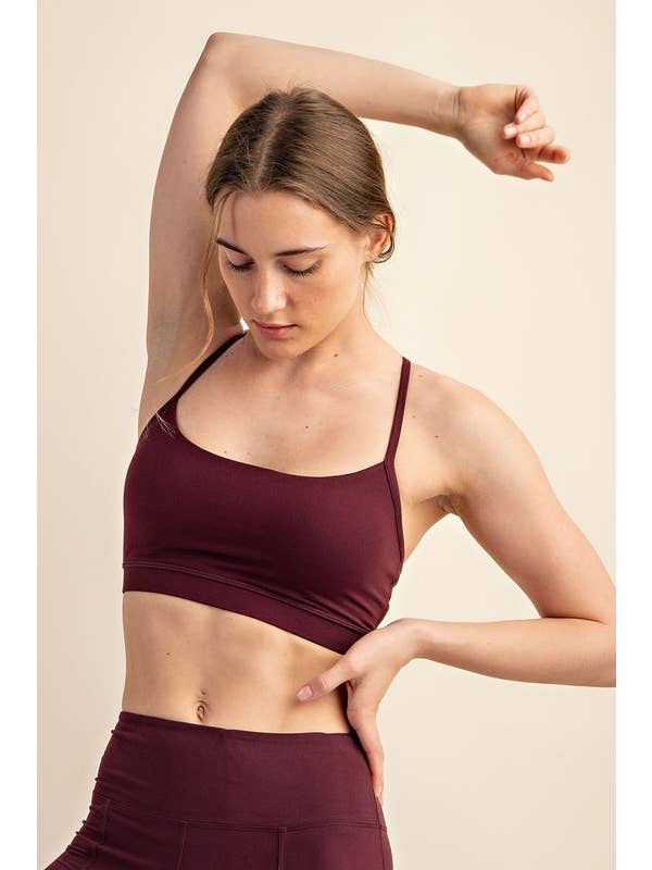 Sunday Morning - Wholesale Sports Bra - Women's - T479937 RACER BACK RECYCLED BUTTER SOFT BRA TOP7