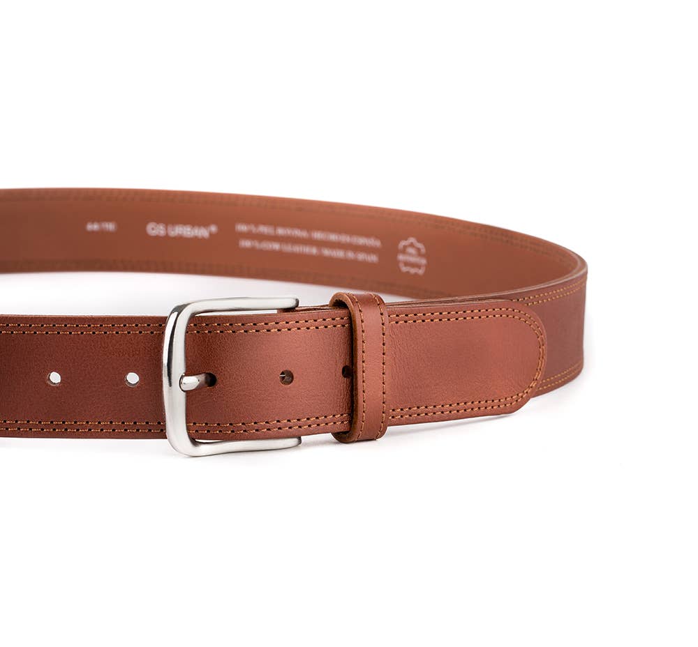 VALTICO – Engroshandel Bælte - Herre – Syet læderbælte med en diameter på 40mm.4