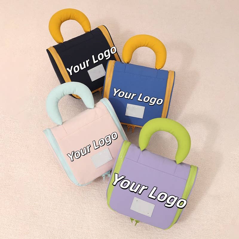 wandf - Wholesale Makeup/Cosmetic Bag - Customized Hanging Travel Toiletry Cosmetic Bag With Handle6