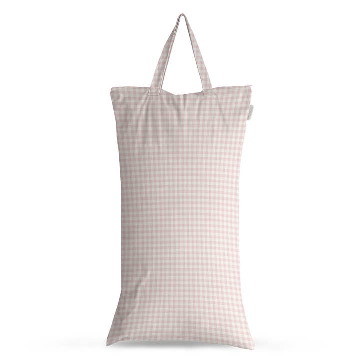 XL Wet Bag - Reusable Cloth Nappy Pail - Rose Gingham for wholesale by Modern Cloth Nappies
