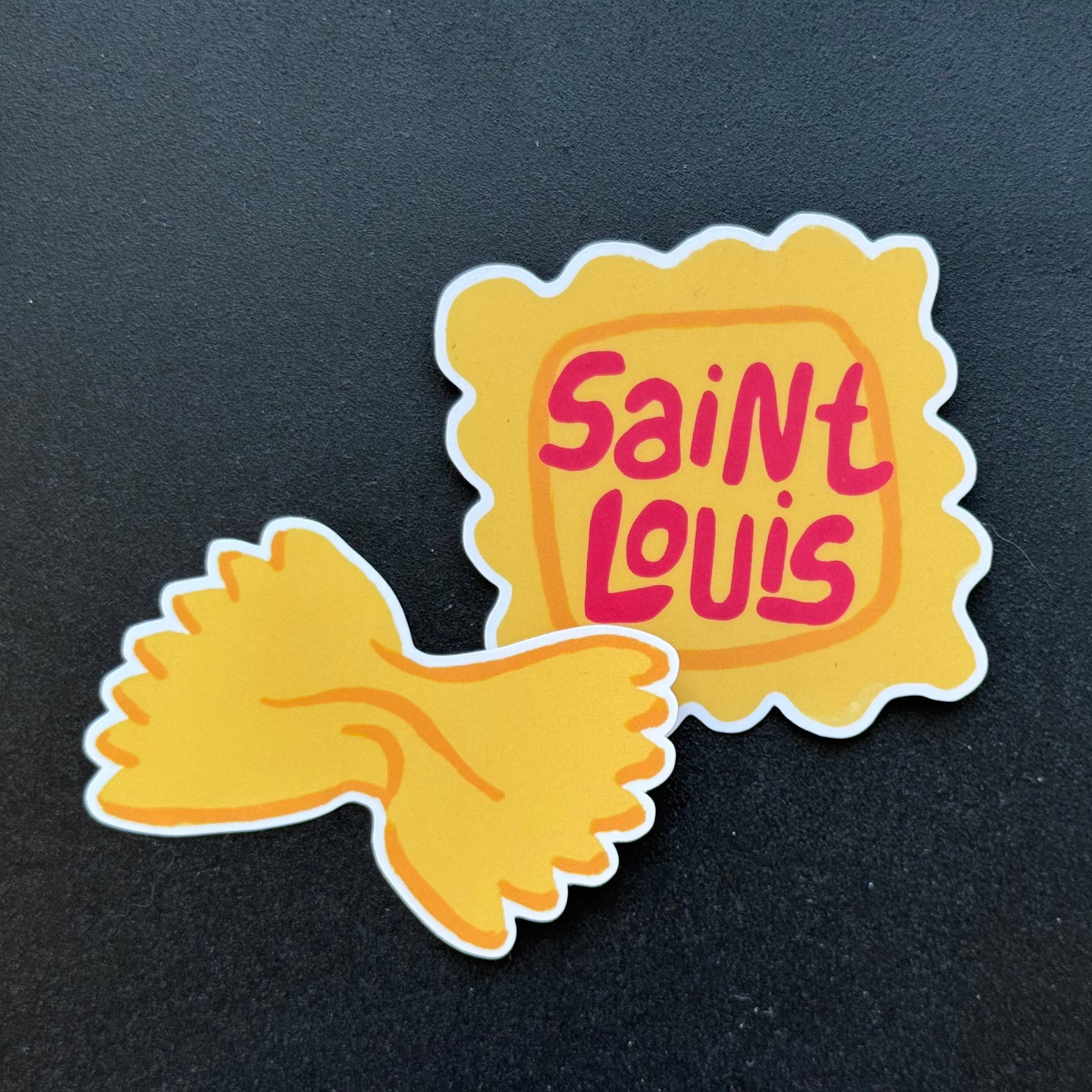 Clem & Co. - Wholesale Sticker - Saint Louis Toasted Ravioli Sticker1