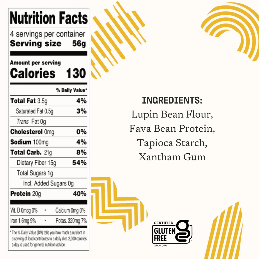 Kaizen Food Company – wholesale Pasta – Ziti-pasta med 6 g nettokolhydrater och högt protein – lågkolhydrat, keto8