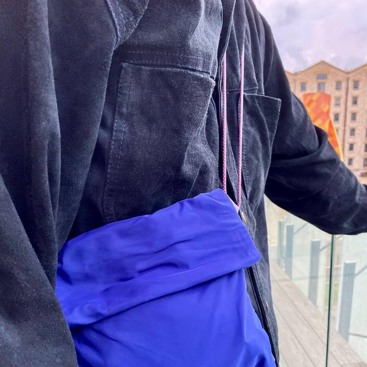 NYLON Rolltop Bag Kobalt for wholesale by Pikto3000