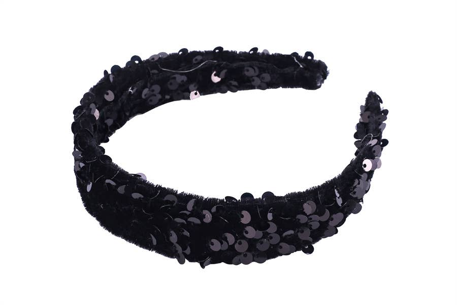 Nima Accessories Inc - Vendita all'ingrosso Fascia per capelli - Donna - Cerchietto da donna alla moda con paillettes1