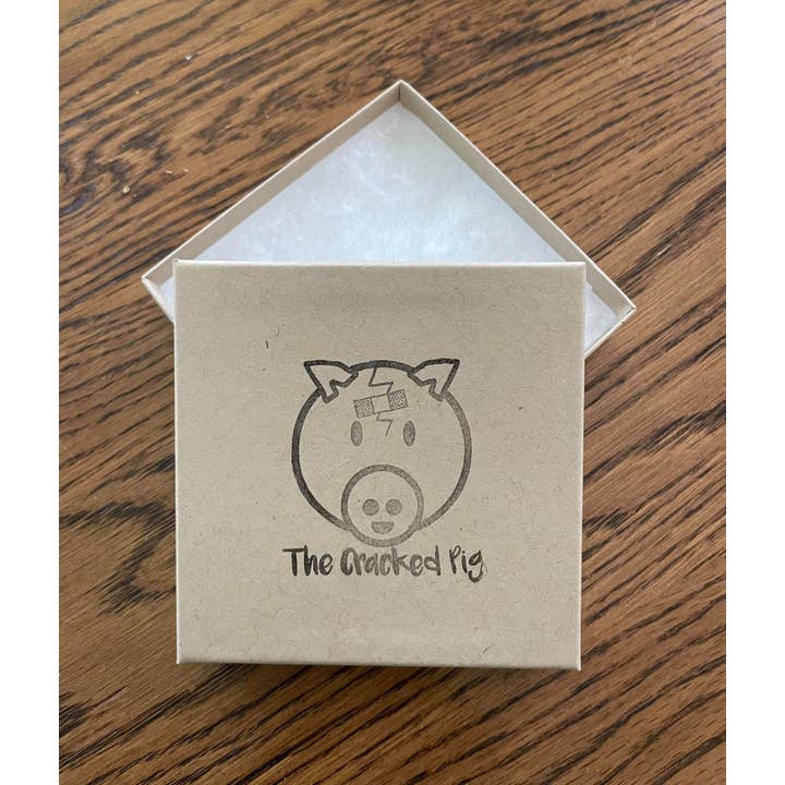 The Cracked Pig - Wholesale Stud/Post Earrings - Pac Man Studs | Stainless Steel Hardware1