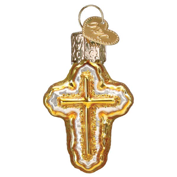 Old World Christmas - Wholesale Ornament - Mini Cross Ornament1