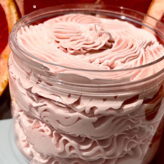 Pink Grapefruit body butter for wholesale by Smooth Skin Club