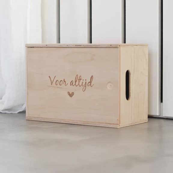 Forever - storage box with sliding lid for wholesale by Fien & Feau