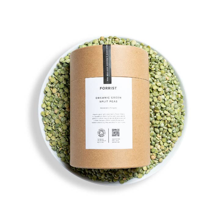 Organic Green Split Peas for wholesale by Forrist
