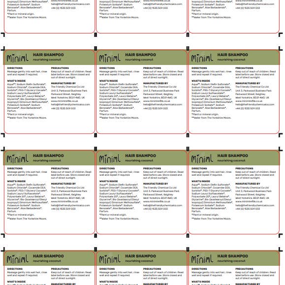 Miniml – wholesale Craft supplies – Miniml Safety Label Sheet - 12 x Labels (MIN217)28