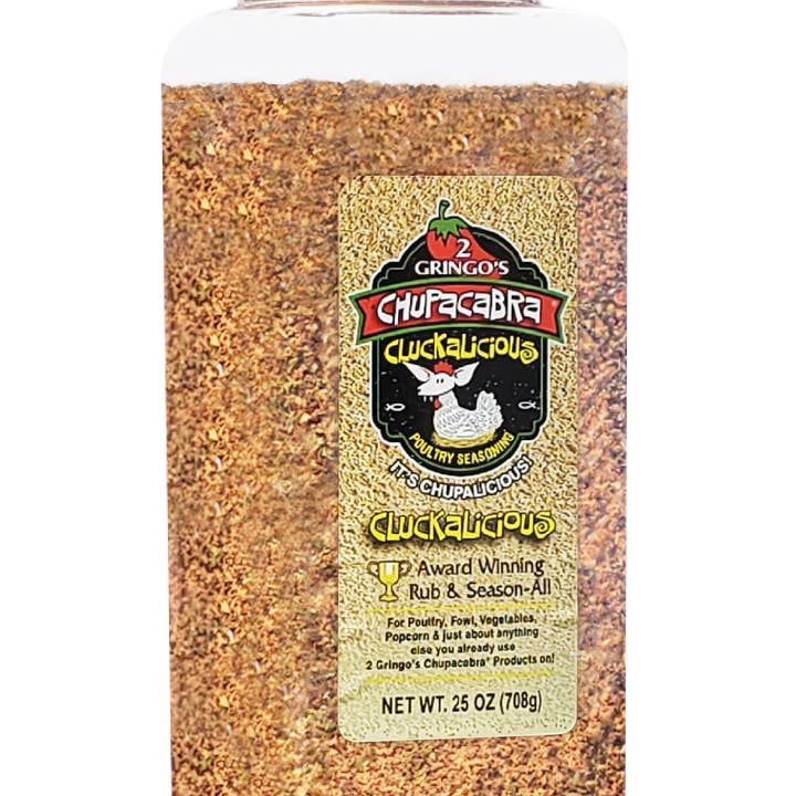 Cluckalicious - Assaisonnement pour poulet polyvalent pour la vente par 2 Gringos Chupacabra