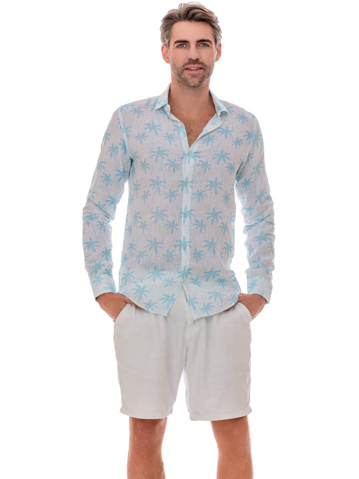 RESORT PALMS LINNESKJORTOR för wholesale av Ranee's