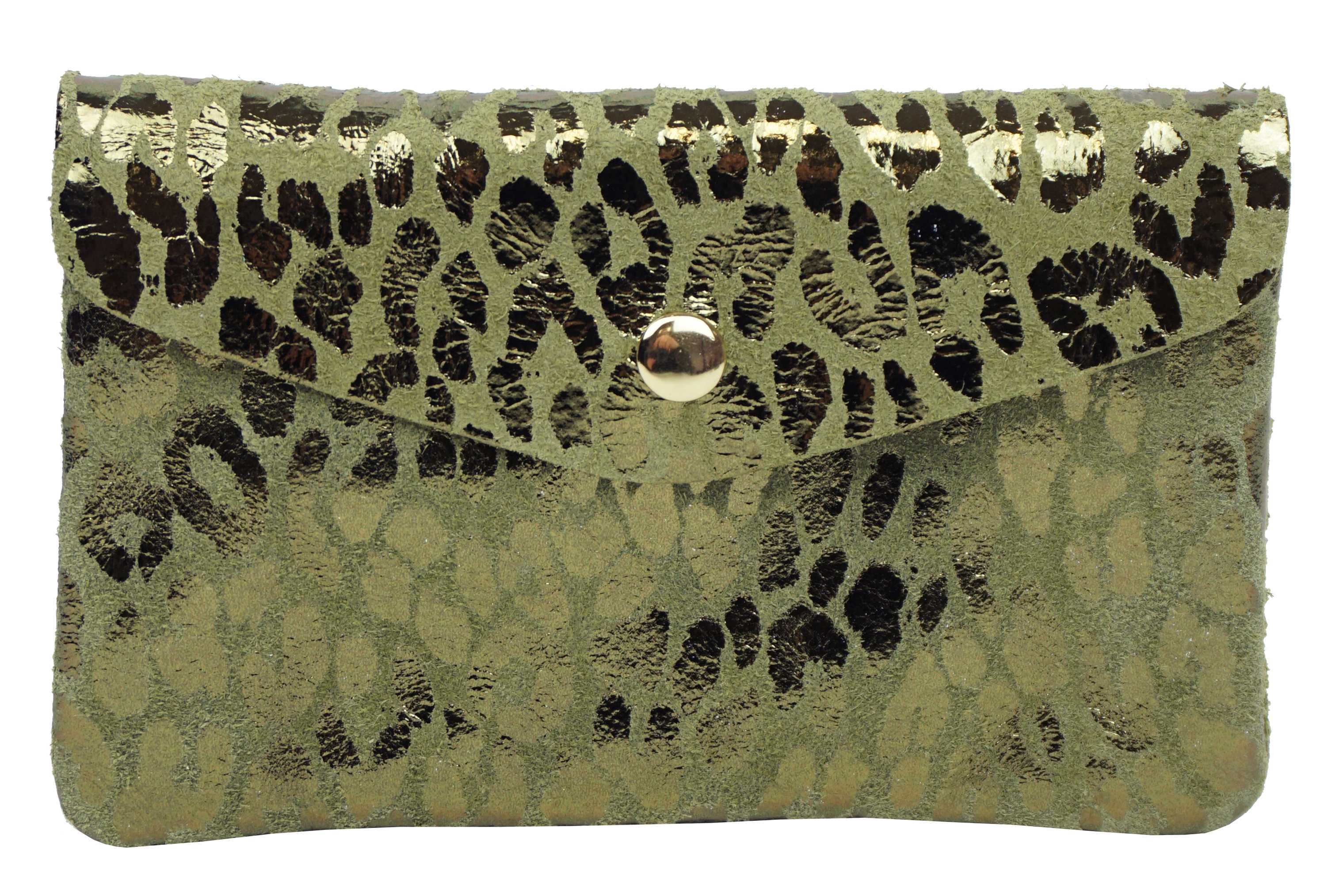 Anais – Engroshandel Tegnebog - Dame – Stor skinnende leopardmønstret læderpung PMD2701I5