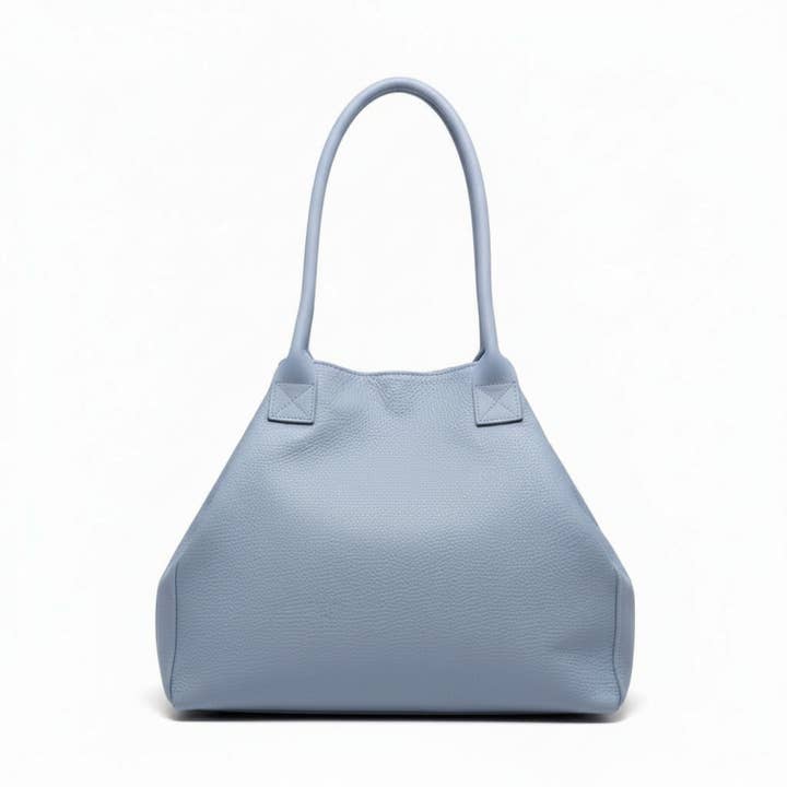 Sac cuir LOLA Dollaro Blue Baby pour la vente par ZEEN