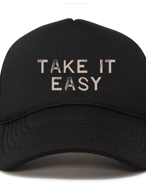 Take It Easy - Trucker Cap Unisex für den Großhandel von Black Point Company