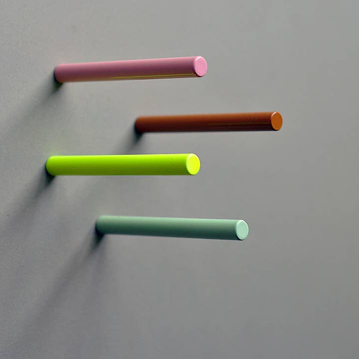 kolor – wholesale Väggkrok – stifthake / nålkrok rosa3