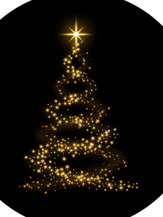 Muurcirkel kerstboom goud per la vendita all'ingrosso da parte di Label2X B.V.