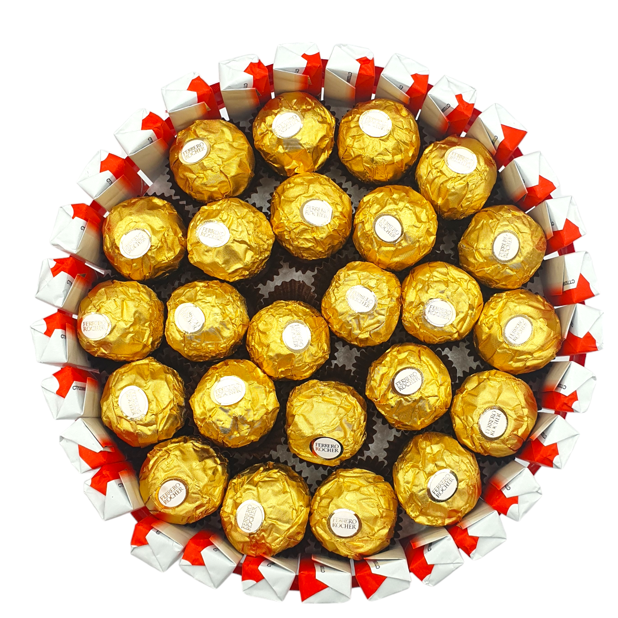 IAMI - Wholesale Chocolate Box - Ferrero Rocher Cake + Sweet Rose: Valentine's Day Gift3