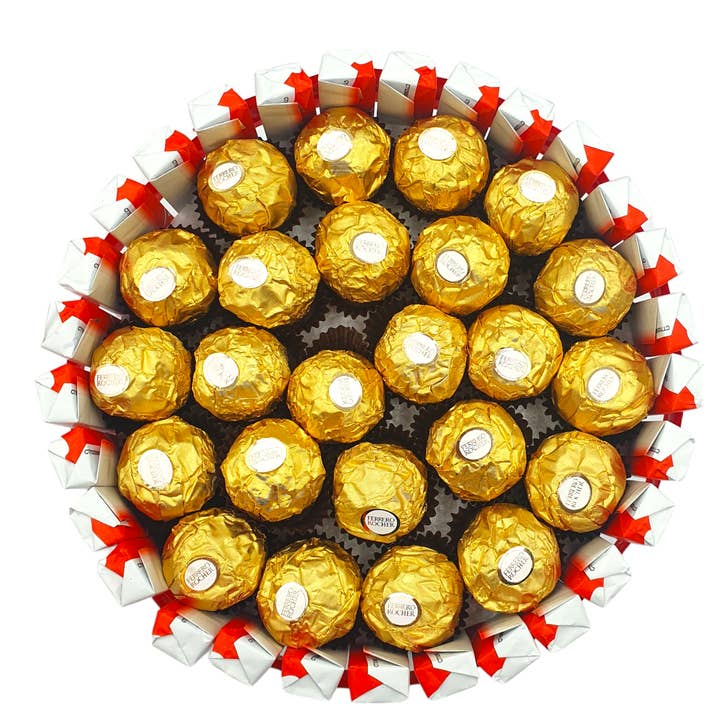 IAMI - Wholesale Chocolate Box - Ferrero Rocher Cake + Sweet Rose: Valentine's Day Gift3