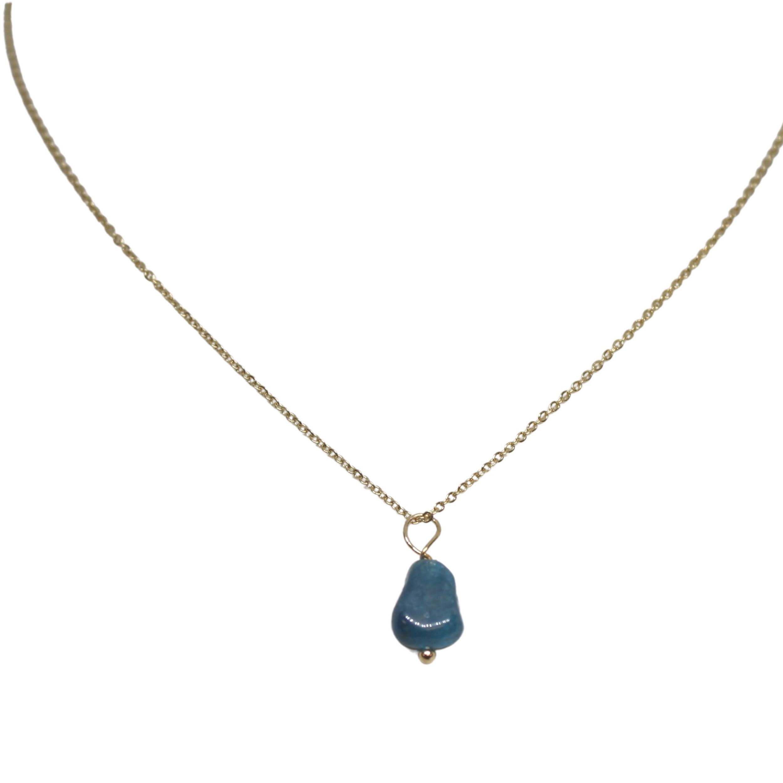 Ciao Bella Jewelry Inc – wholesale Hänge-/berlockhalsband – Ädelsten hänge halsband på tunn kedja3