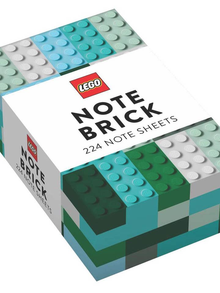 Lego Note Brick (Blue-Green) for wholesale by Chronicle Books