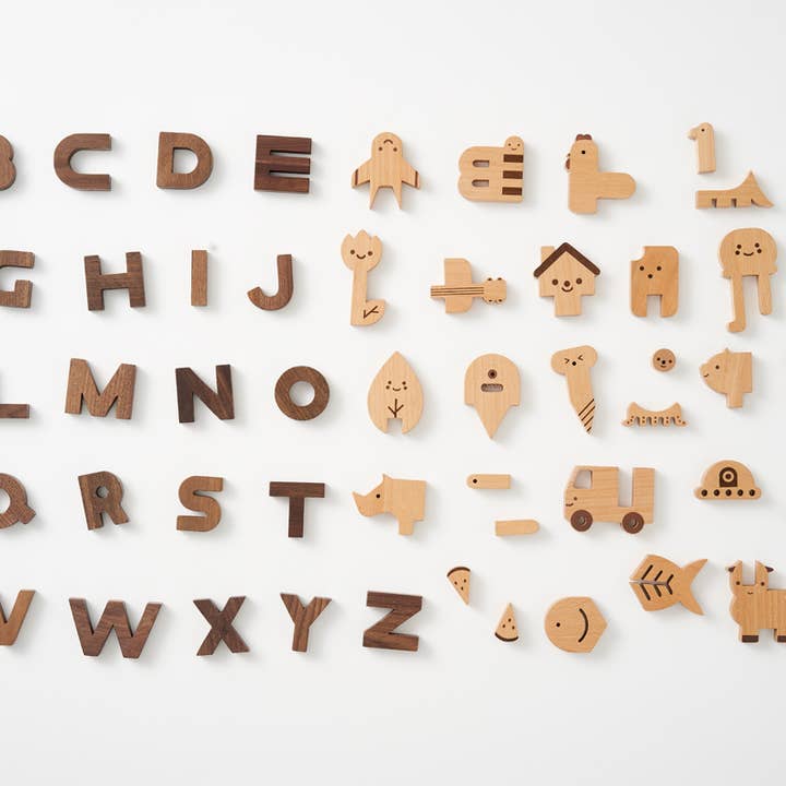 Living Refinery – Großhandel Bauklötze – Kind & Baby – Oioiooi - Alphabet Spielblöcke