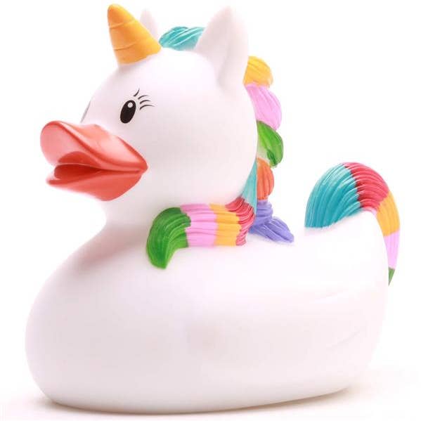 Unicorn Rubber Duck - white - Rubber Duck for wholesale by Duckshop