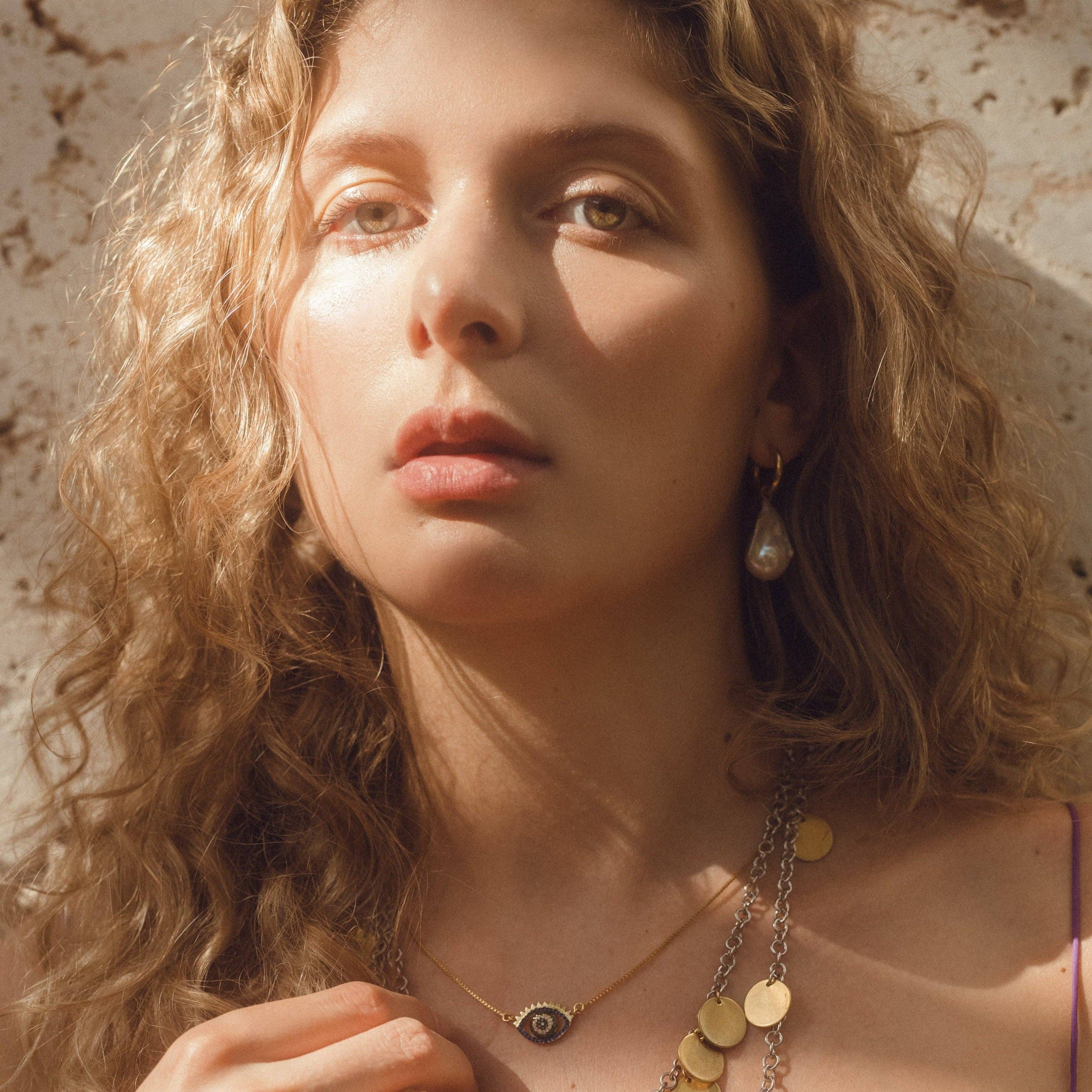 OIYA - Vente Colliers à pendentif - Collier Anastasia Evil Eye1