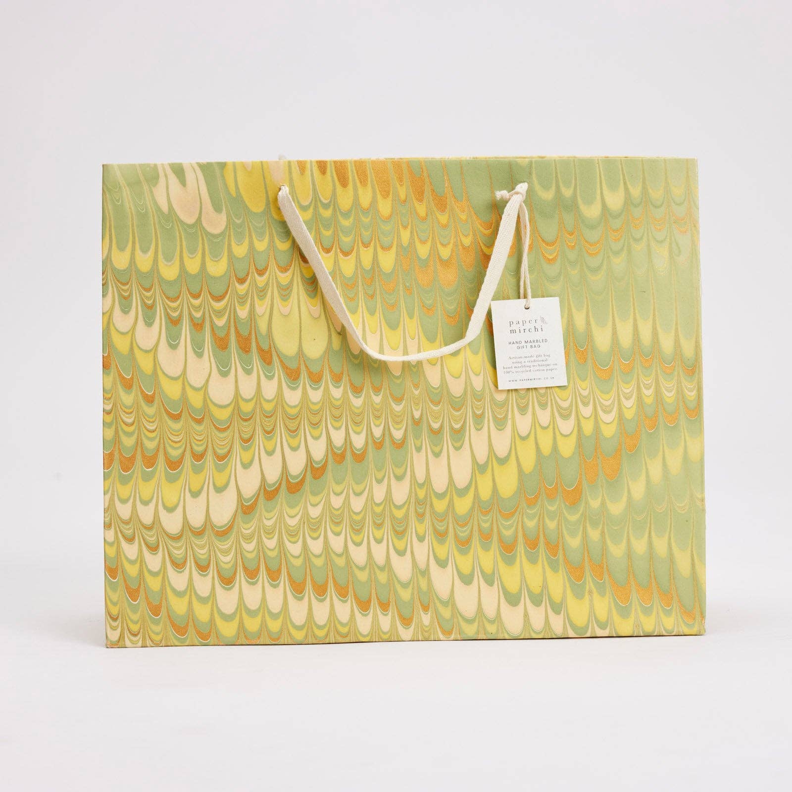 Paper Mirchi – wholesale Gift bag – Hand Marbled Gift Bags (Large) - Bouquet8