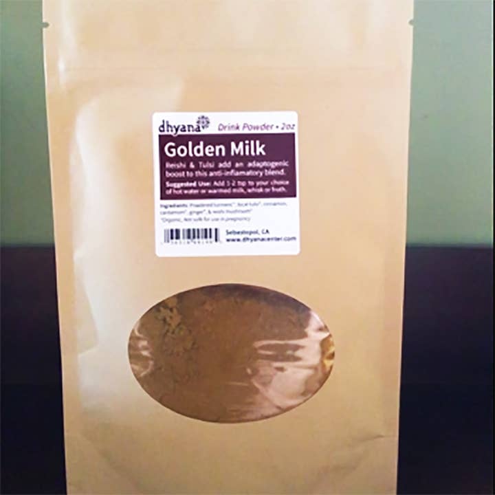 Golden Mælk Pulveriseret Drik for engroshandel hos dhyana Essentials