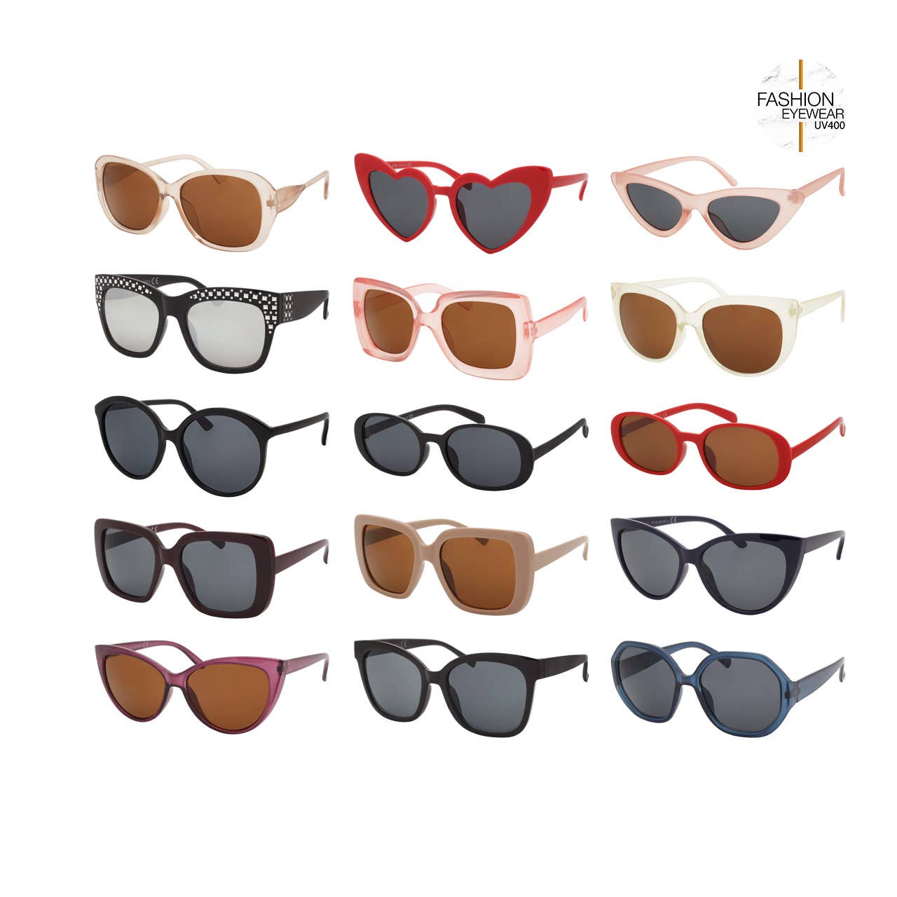 Shark Eyes, Inc - Wholesale Sunglasses - Women's - Fashion Sunglasses with 40 PC Floor Display 180 PCS Total2