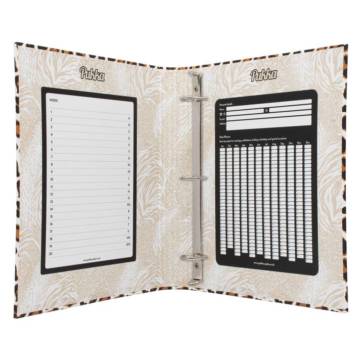 Pukka Pads North America - Wholesale Binder - Wild Preloaded Rollbound Binder - US 3 Ring6