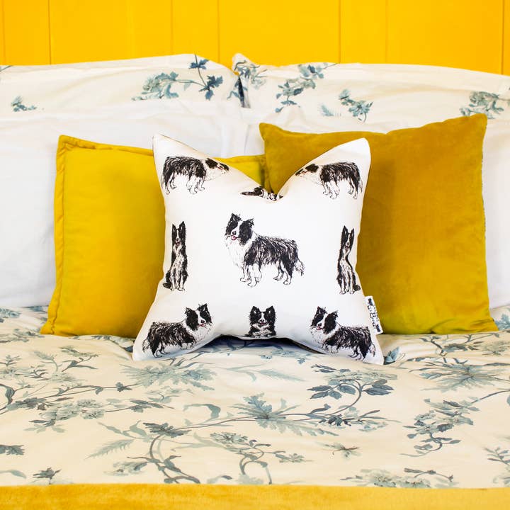 Gemma Keith Designs – wholesale Throw/decorative pillow – Border Collie Cushion