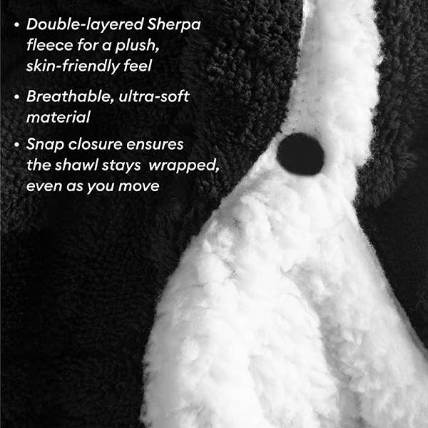 Uncanny Brands - Wholesale Throw Blanket - Therahaus by Therapedic Indoor Heated Shawl5