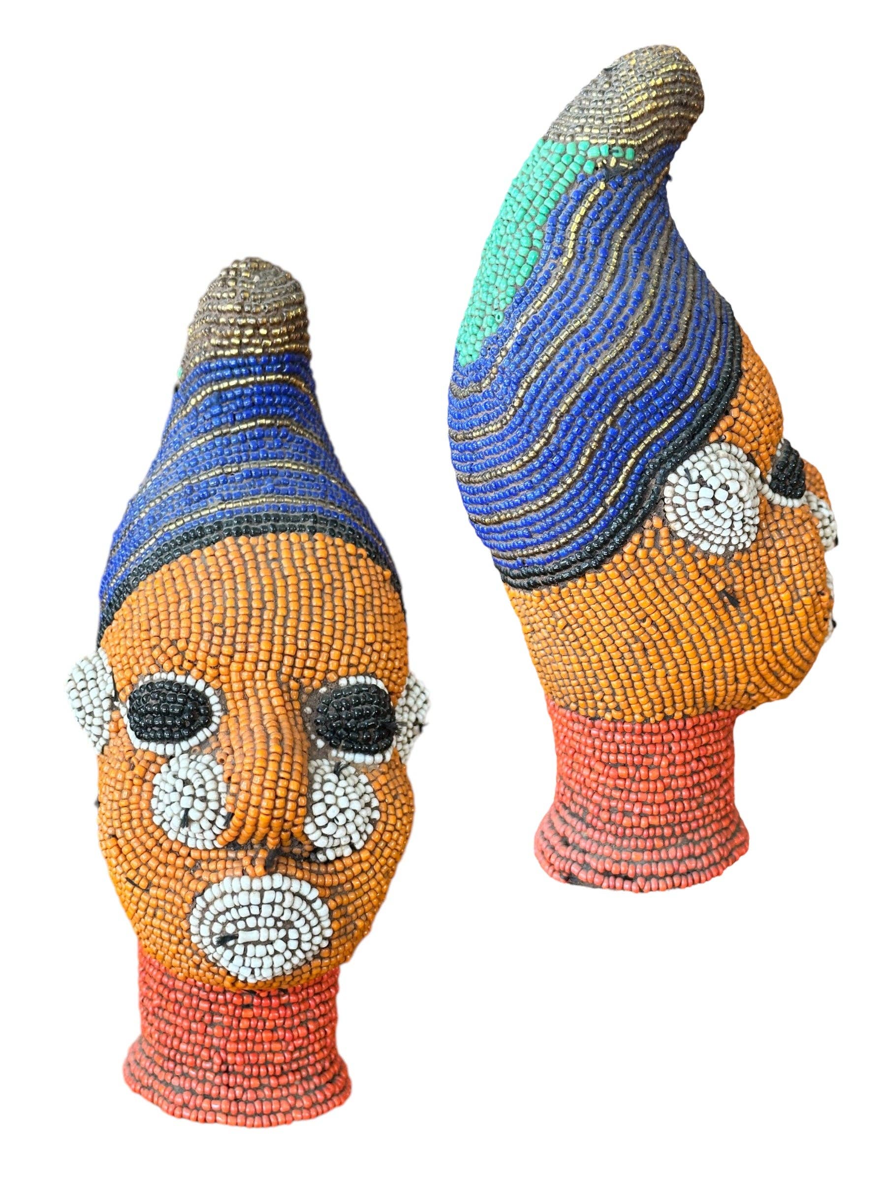 SOUK in the CITY - Wholesale Decorative Figurine - SMALL Bamileke Statues - new design14