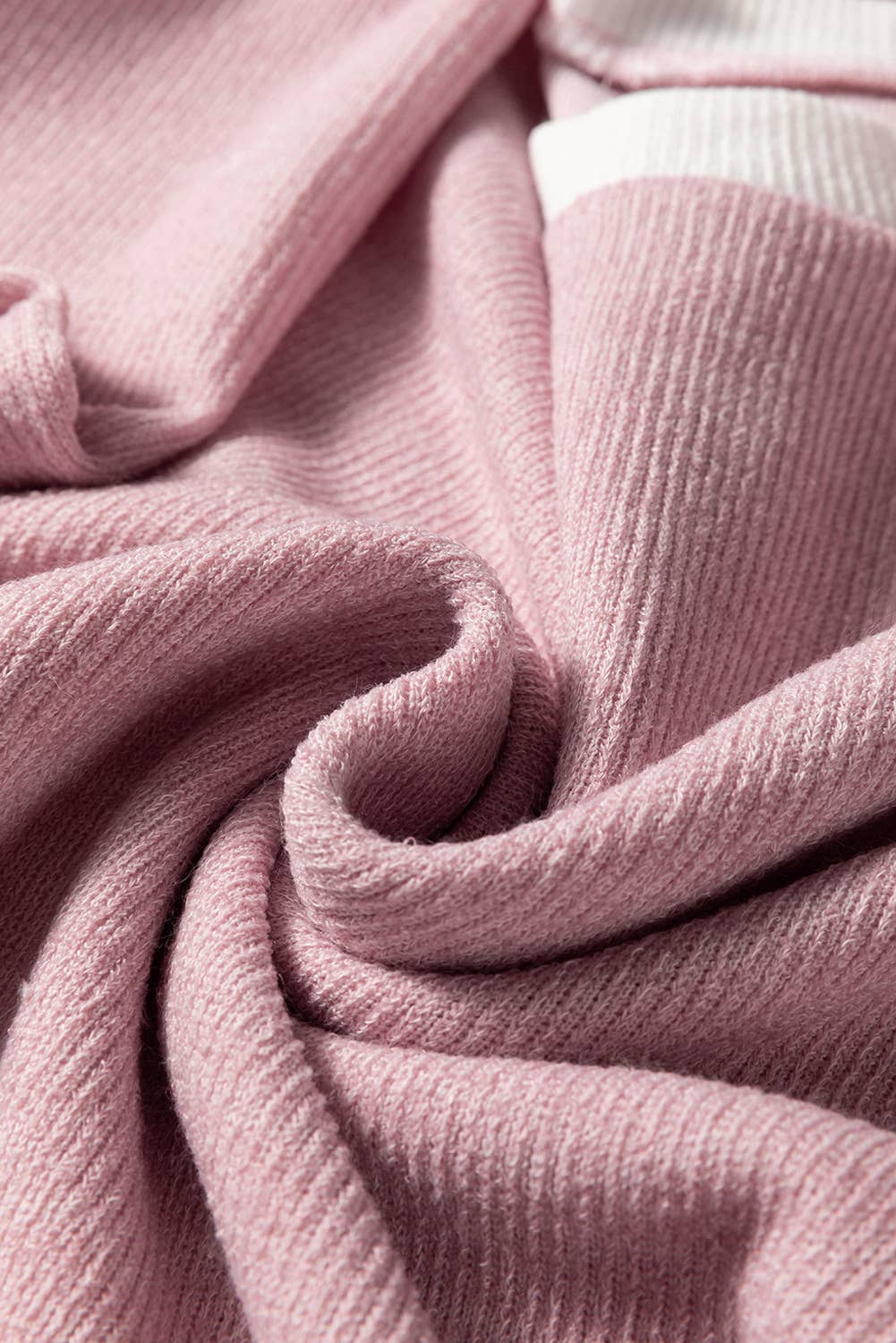 66DISCO - Wholesale Knit Top - Women's - 66Contrast Trim Knitted Drop Shoulder Plus Size Top (S-XL)15